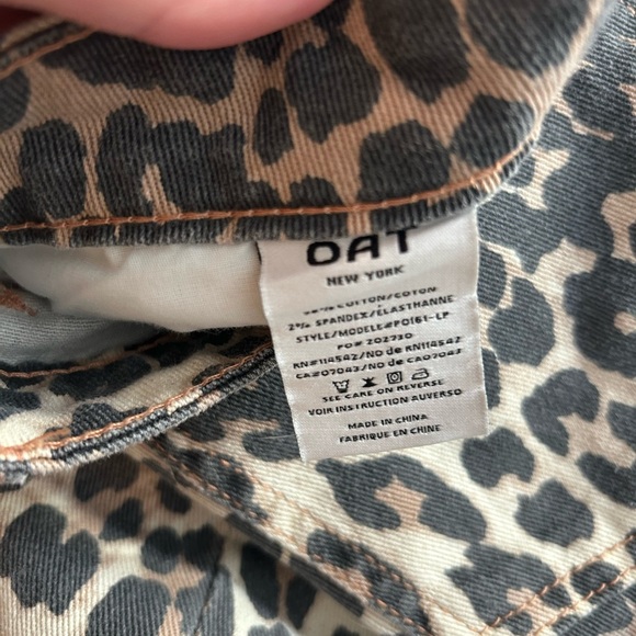 OAT New York Animal Print Denim - Picture 8 of 9